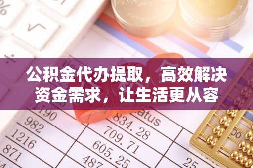 潜江公积金代办提取，高效解决资金需求，让生活更从容